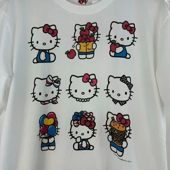 UNIQLO UT Sanrio Hello Kitty Japan Kawaii Graphic Print Short Sleeve T-Shirt XL - Picture 3 of 9